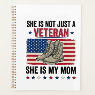 Veteran Mama Patriotisches Militärstiefel-Shirt-De Planer