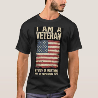 Veteran — Mein Eid hat kein Verfallsdatum Schädel T-Shirt