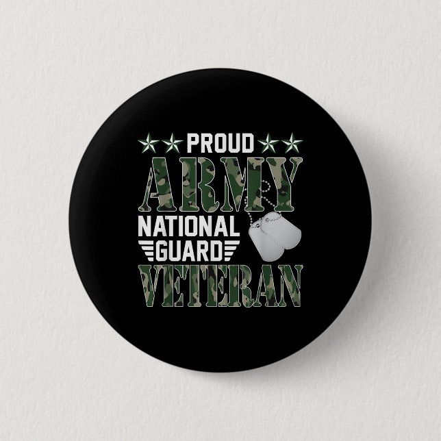 Veteran Militär-Familie Button (Vorderseite)