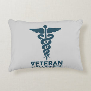 Veteran Navy Corpsman Anerkennung militärischer Dekokissen