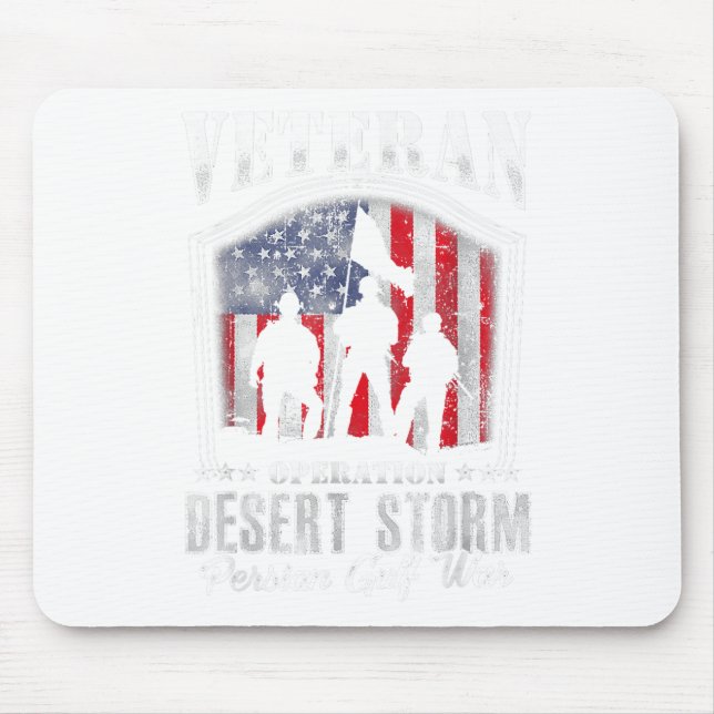 Veteran Operation Desert Storm Persian Gulf War Mousepad (Vorne)