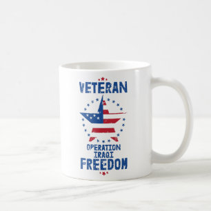 Veteran - Operation "Freiheit im Irak"   Patriotis Kaffeetasse