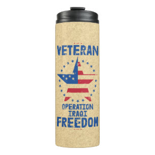 Veteran - Operation "Freiheit im Irak" Thermosbecher