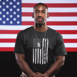 Veteran Patriotic Vintag American Flag T - Shirt