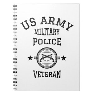 Veteran-Polizeibeamte Notizblock