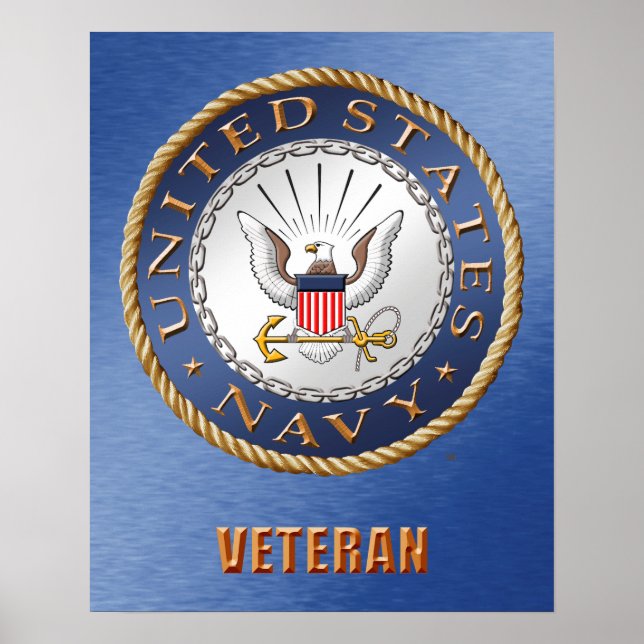 Veteran Poster der US-Marine (Vorne)