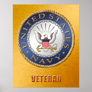 Veteran Poster der US-Marine