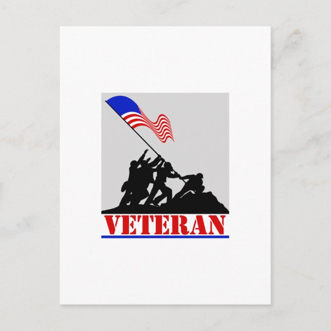 Veteran Postkarte (Vorderseite)