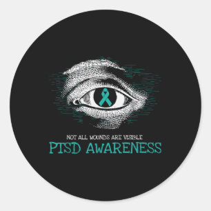 Veteran Ptsd Awareness Suicide Prevention Militär Runder Aufkleber