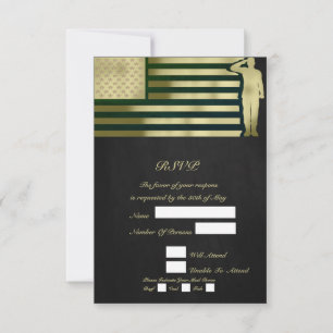 Veteran-Rentenkarte RSVP Karte