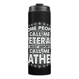 Veteran Vater   Proud-Militärtribut Thermosbecher