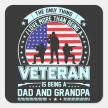 Veteran Vater und Großvater USA Veteran Day