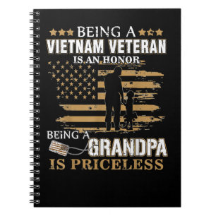 Veteran Veteran Day Mens ist Vietnam Veteran ist Notizblock