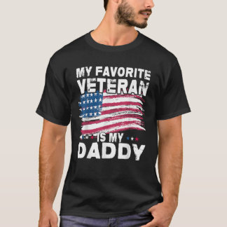 Veteran Veteran Lieblingsveteran ist mein Vater st T-Shirt
