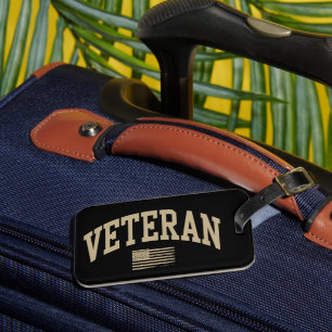 Veteran Veterans Day USA Vereinigte Staaten Amerik Gepäckanhänger