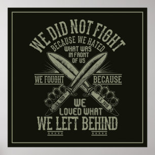 Veteran War Poster