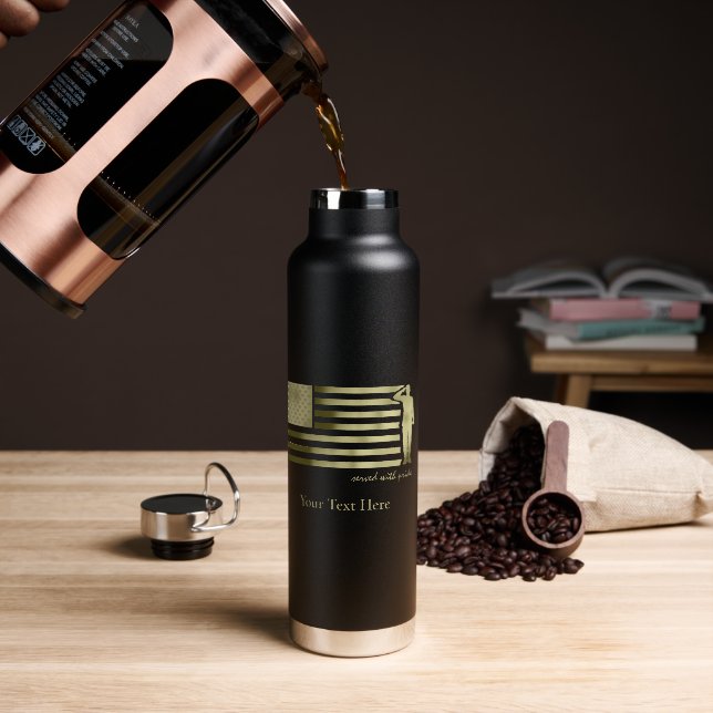 Veteran Wasserflasche Trinkflasche (Kaffee)