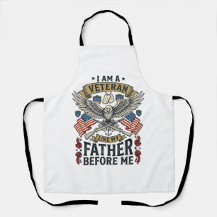 Veteran wie mein Vater vor mir Adler Schürze