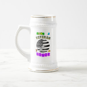 Veteran zu sein ist eine Ehre Bierglas