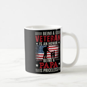 Veteran zu sein ist eine Ehre, Papa zu sein, sind Kaffeetasse