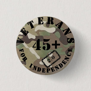 Veterane für Camouflage-Abzeichen der Button