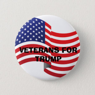 Veterane für Flaggen-Knopf des Trumpf-2020 Button