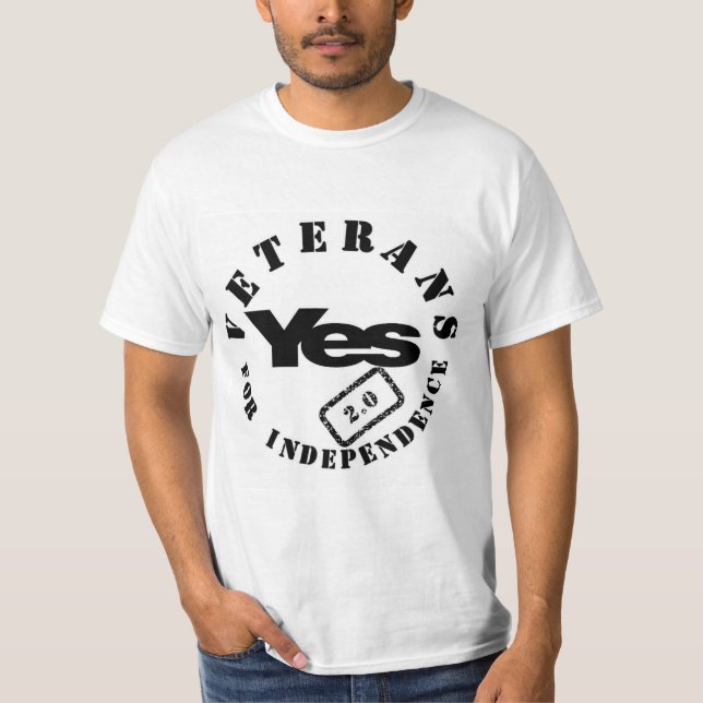 Veterane für Unabhängigkeits-neuen Logo-T - Shirt (Vorderseite)