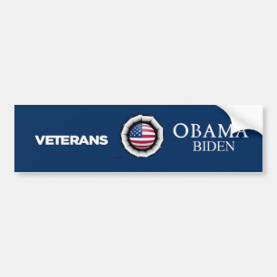 VETERANE Obama Biden Autoaufkleber