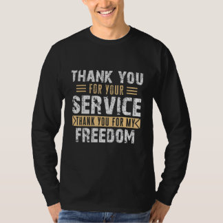 Veteranen Day danken Ihnen für Ihren Service und m T-Shirt