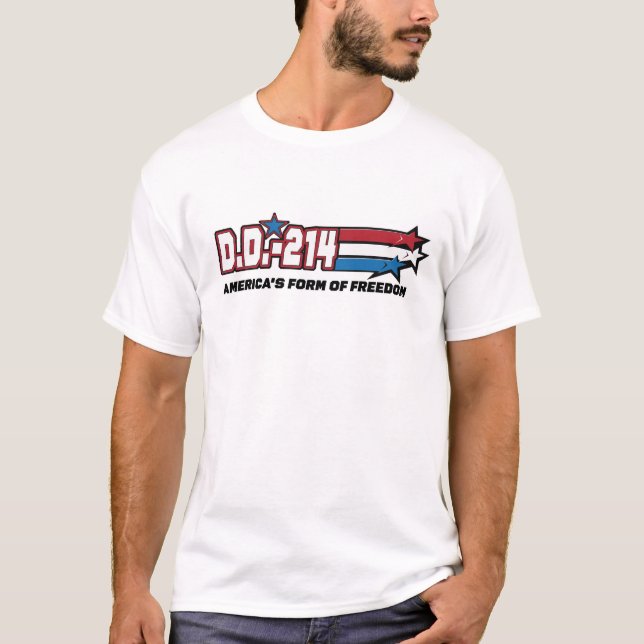 Veteranen DD214 T-Shirt (Vorderseite)