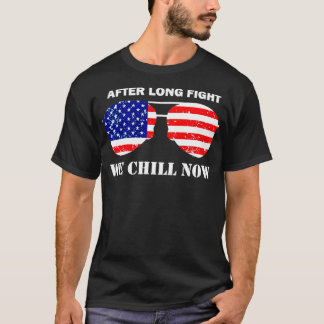 Veteranen der amerikanischen Fahne am 4. Juli T-Shirt
