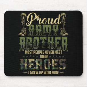 Veteranen der Proud-Armee Shirt Patriotic Military Mousepad