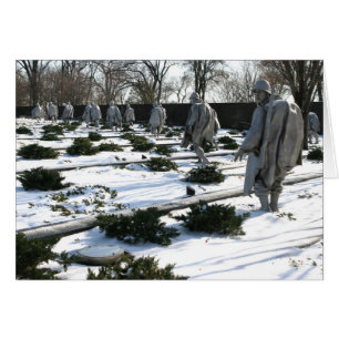 Veteranen des Koreakrieges Gedächtnisschnee