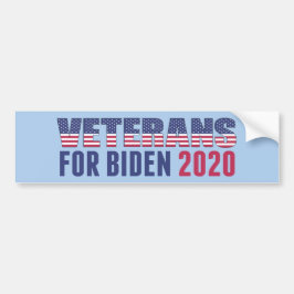 Veteranen für Biden 2020 Autoaufkleber