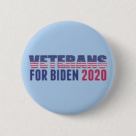 Veteranen für Biden 2020 Button