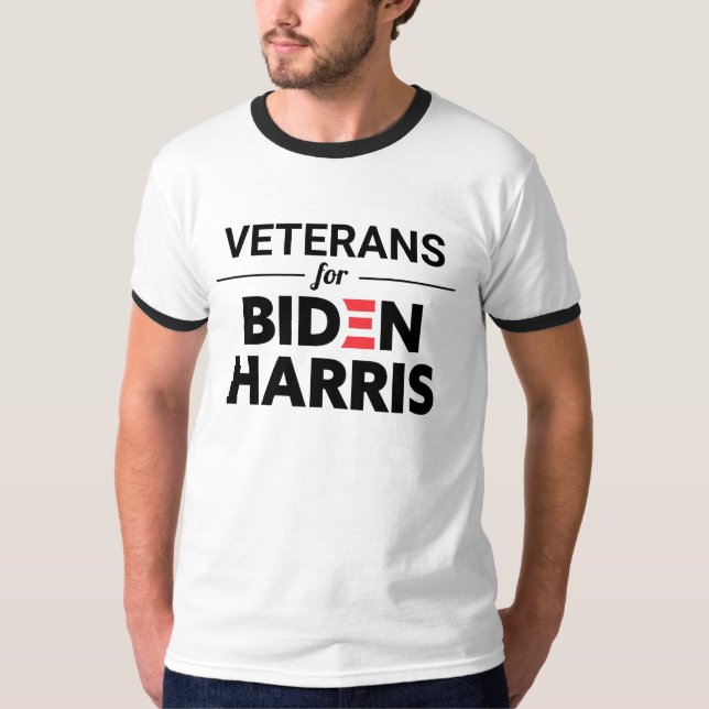 Veteranen für den benutzerdefinierten Text von Bid T-Shirt (Vorderseite)