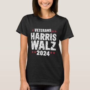 Veteranen für Harris Waltz 2024 T-Shirt