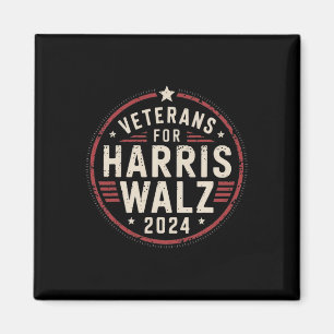 Veteranen für Harris Waltz Wheimer 2024 American F Magnet