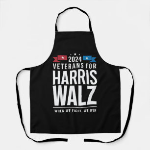 Veteranen für Harris Walz 2024 Präsidentschaftswah Schürze