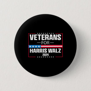 Veteranen für Harris Wheimer 2024 Präsidentschafts Button