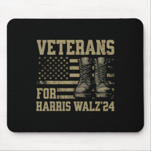 Veteranen für Harris Wheimer Waltz 2024 Präsidenti Mousepad