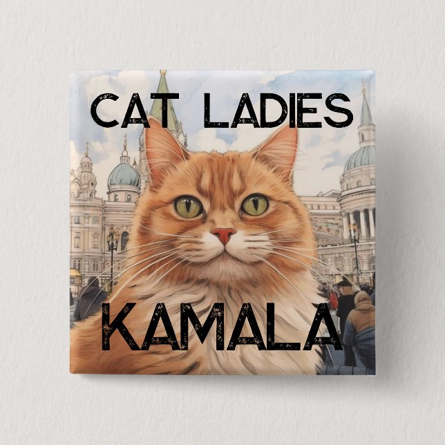 Veteranen für Kamala Button (Vorderseite)