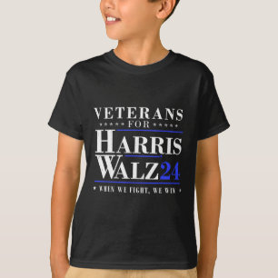 Veteranen für Kamala Harris Tim Wheimer Waltz für T-Shirt