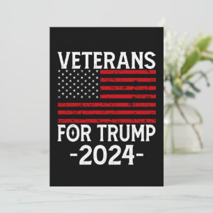 Veteranen für Trump 2024 Pro Trump Einladung