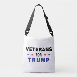 Veteranen für Trump Tragetaschen Mit Langen Trägern