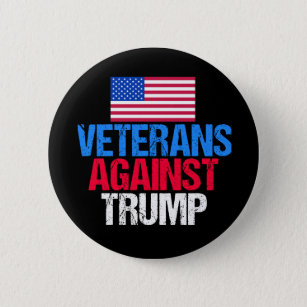 Veteranen gegen Donald Trump Button