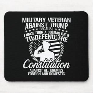 Veteranen gegen Trump 2020 Wahlen in den USA Mousepad