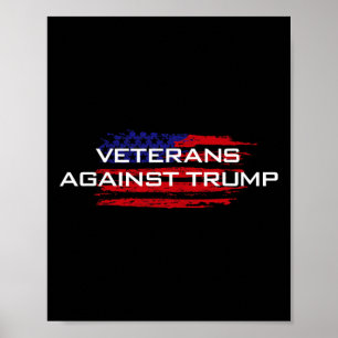 Veteranen gegen Trump - Anti-Trump Poster