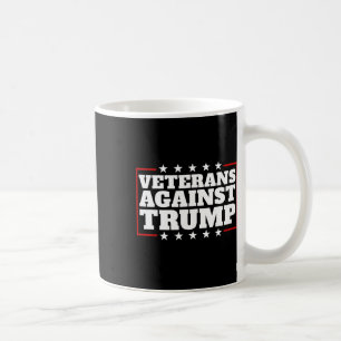 Veteranen gegen Trump Anti-trump Veteranen gegen Kaffeetasse