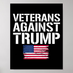 Veteranen gegen Trump Anti-Trump Veteranen gegen Poster